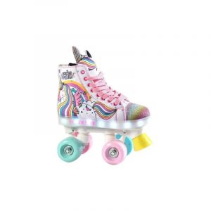 Patines Unicorn Power 4 Ruedas Con Luces Led art RLL400