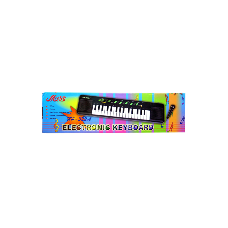 teclado musical _ organo con microfono