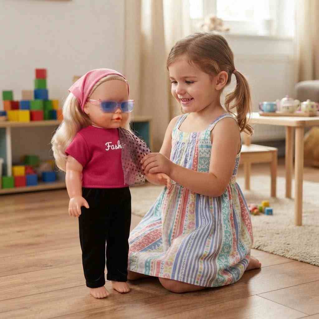 Muñeca Julieta Fashion C/ Anteojos - ART 835 - Imagen 2
