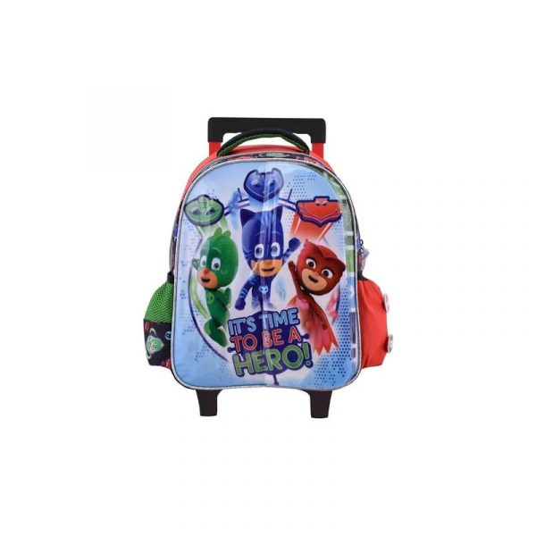 Mochila Con Carro PJ Mask 14" ART MPJ788