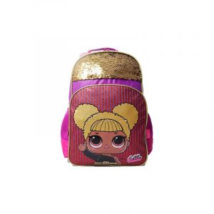 Mochila Lol Suprise Con Lentejuelas Reversibles 18" ART LOL-31BB