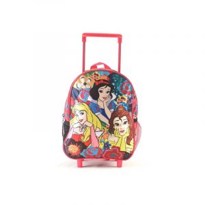 Mochila Infantil Princesas Con Carrito ART 81264