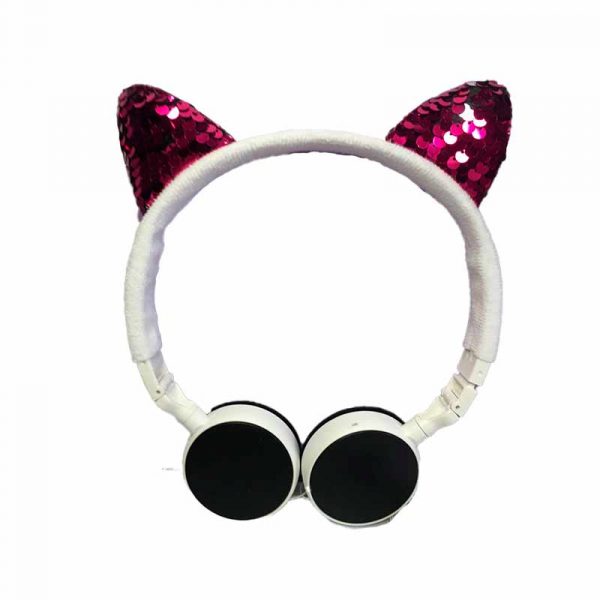 Auriculares Vincha Tela Con Lentejuelas Eco art BN1399 - Imagen 2