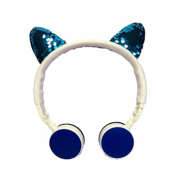Auriculares Vincha Tela Con Lentejuelas Eco art BN1399 - Imagen 4
