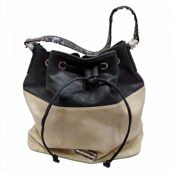 Cartera Negro Combinada