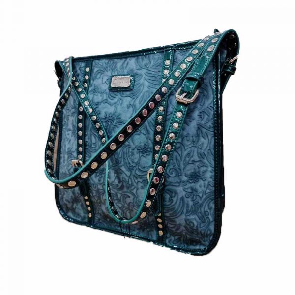 Cartera Con Apliques Verde - Imagen 2