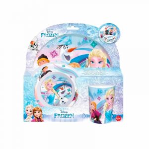 Set Frozen Vaso y Plato X3 ART 17990