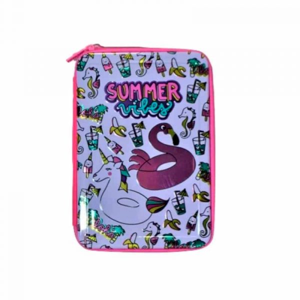 Cartuchera Summer Vibes 2 Pisos ART 1513199
