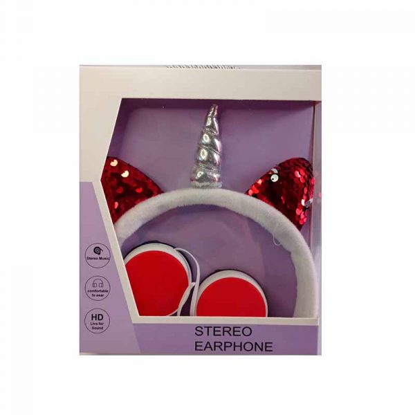 Auriculares Vincha Unicornio art BN1400 - Imagen 3