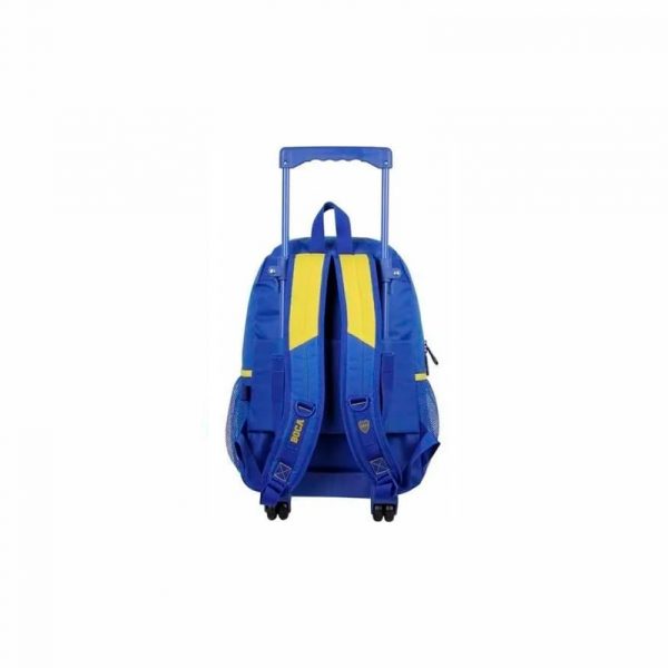 Mochila Boca Juniors Con Carro Original 17" (art. BJ59) - Imagen 2