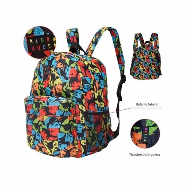 Mochila Klub Mode Estampada (Art. 32003) - Imagen 3