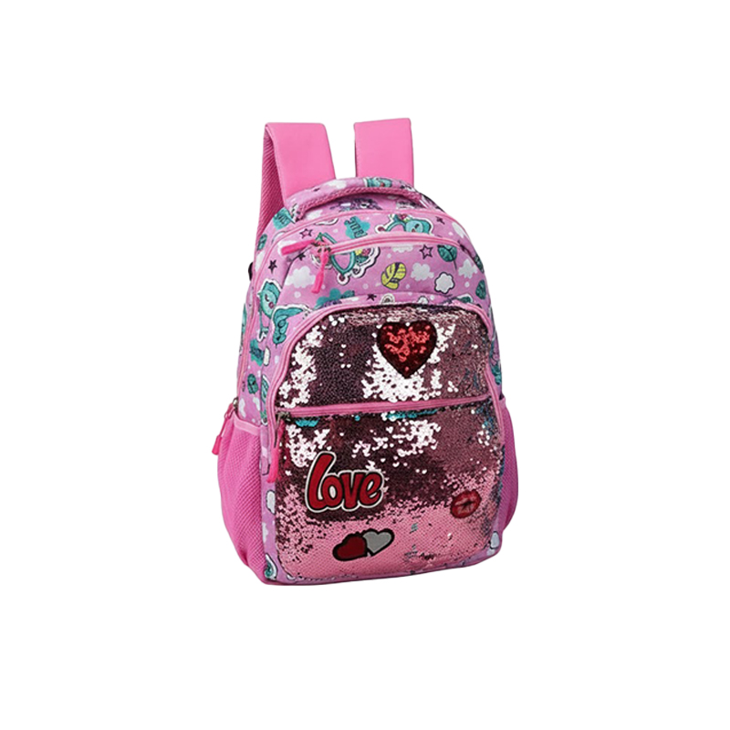 Mochila Lentejuelas Corazón ART WLH-0422-2020 - Imagen 3