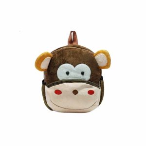 Mochila Peluche Mono 12" ART 7884