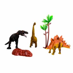 Set De Dinosaurios De Goma X3 ART:6622 (ronson
