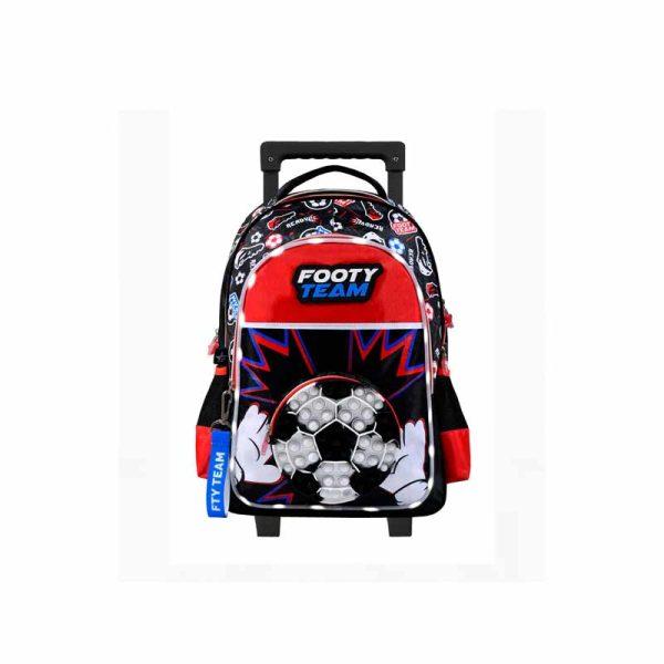 Mochila Footy Futbol Pop It Carro 18" ART F1791
