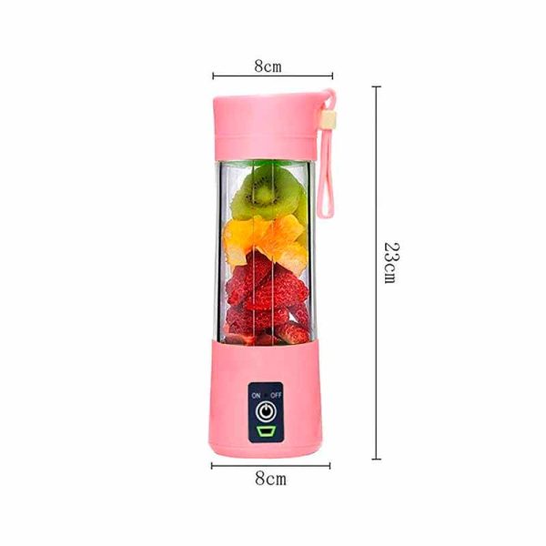 Licuadora Portatil Usb Deportiva Fitness Gym 380ml ART HM-03 x60 - Imagen 4