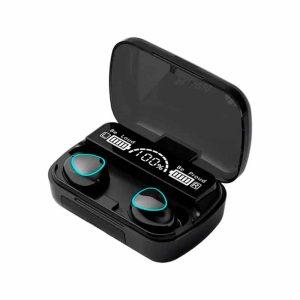 Auriculares Inalambricos Bluetooth con Microfono y Caja de Carga M10