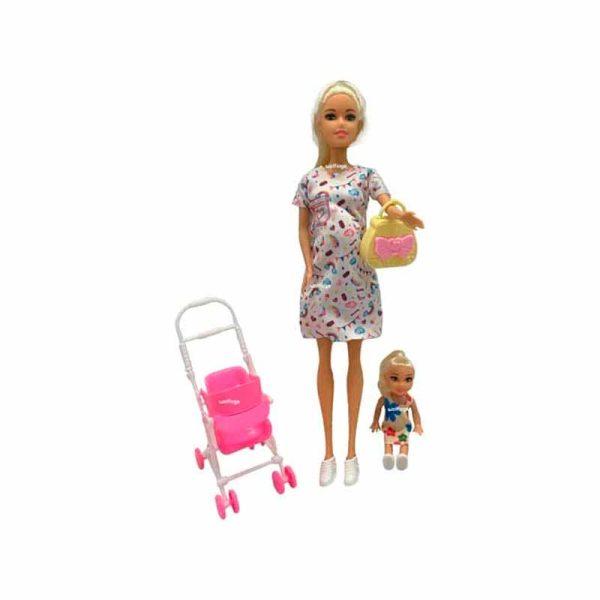 Muñeca Tiny Familia Mamá Embarazada art 53865 - Imagen 2