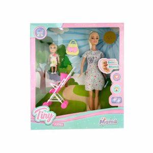 Muñeca Tiny Familia Mamá Embarazada art 53865