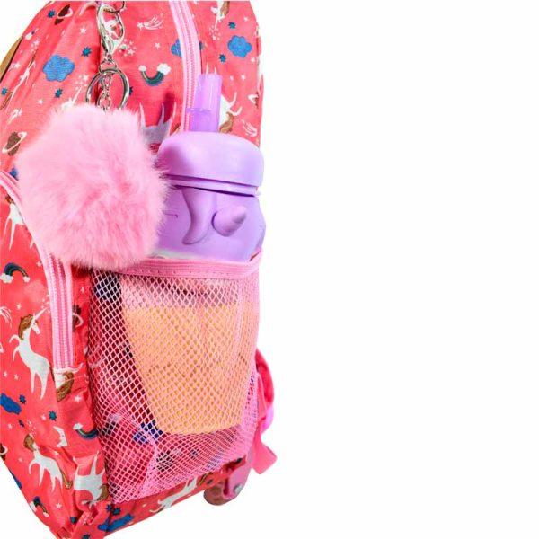 Mochila Unicornio Con Carro Monocomando 17" art 6161 - Imagen 8