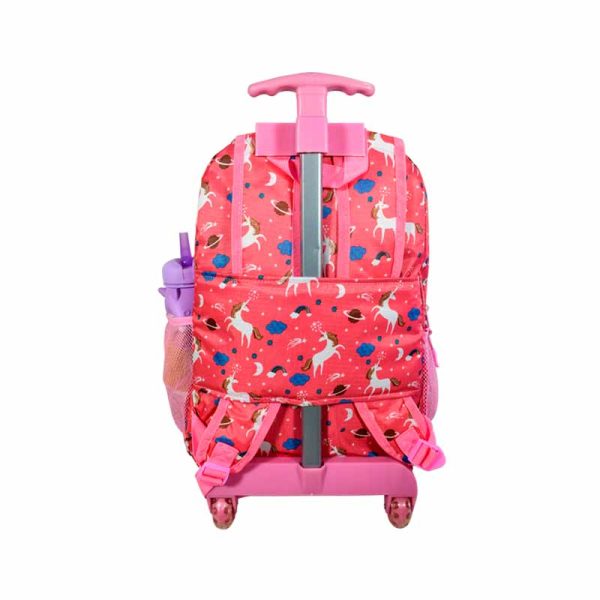 Mochila Unicornio Con Carro Monocomando 17" art 6161 - Imagen 4