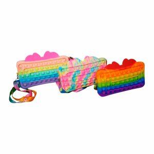 Cartera Pop It Con Moño (art Yw-5177)