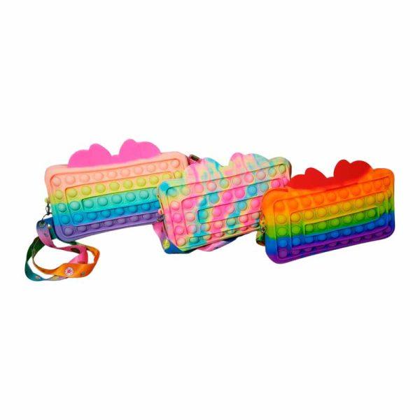 Cartera Pop It Con Moño (art Yw-5177)