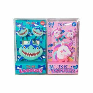 Auriculares Infantiles Con Cable Tiburón (Art-PR-065)