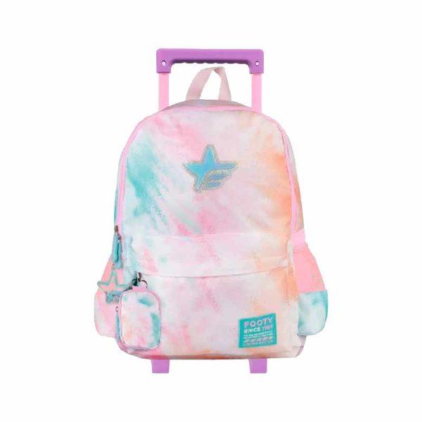 Mochila Con Carro Footy Big Kids 18 " art f1061
