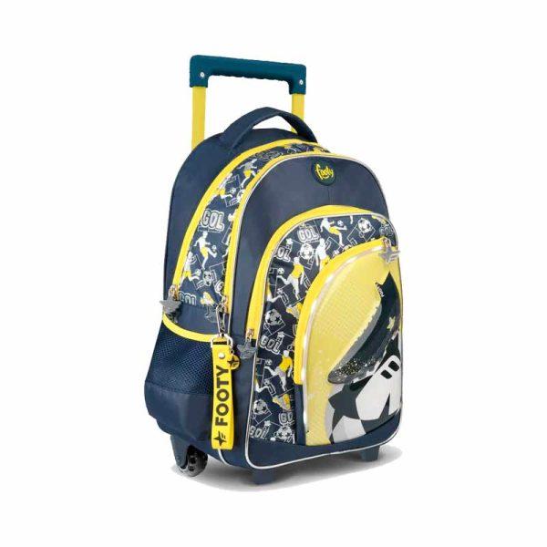 Mochila Con Carro Footy Botin 18 " art f3241 - Imagen 2