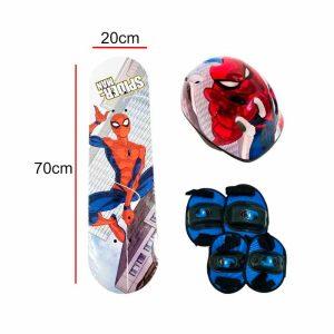 Patineta Spider 70cm Con Set De Proteccion ART 12005
