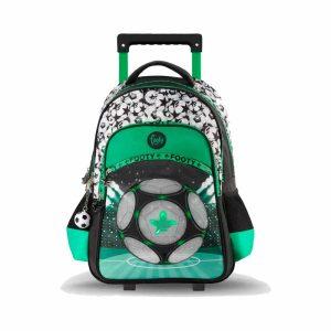 Mochila Con Carro Footy Pelota 18″ art f2211