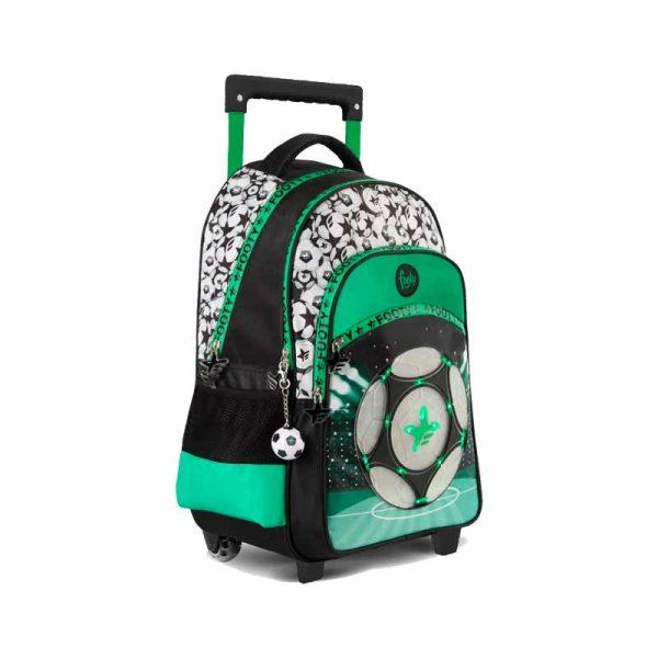 Mochila Con Carro Footy Pelota 18″ art f2211 - Imagen 2