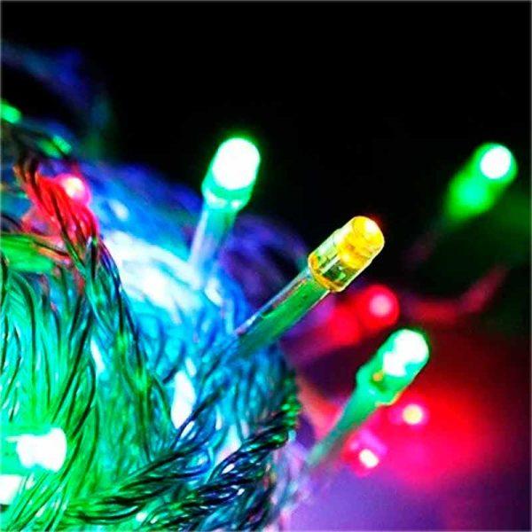 Guirnalda Tira 100 Luces Led Rgb 8 Mts A 220v Multicolor ART  POL-5 - Imagen 2