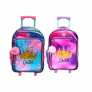 Mochila Carro Infantil 19'' Be The Quenn - Phi Phi Toys ART 102453