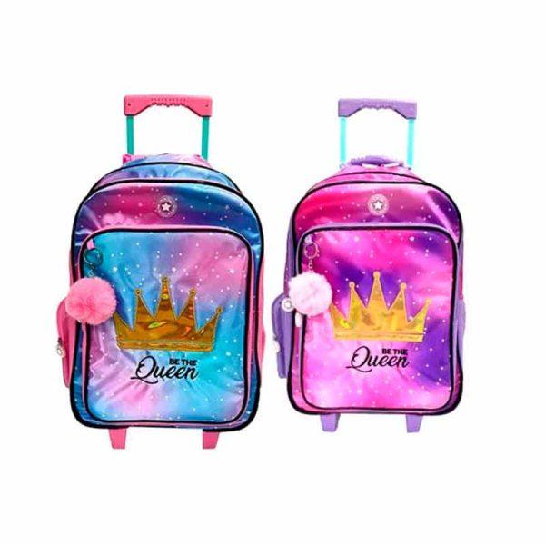 Mochila Carro Infantil 19'' Be The Quenn - Phi Phi Toys ART 102453