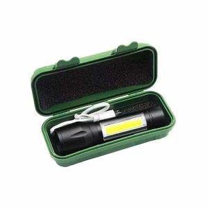 Linterna Tactica Led Recargable Usb Zoom Bateria ART 911.1