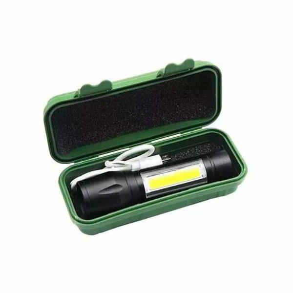 Linterna Tactica Led Recargable Usb Zoom Bateria ART 911.1