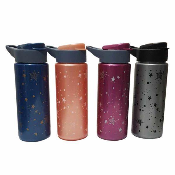 Botella de Agua Plastica Estrellas ART KP809