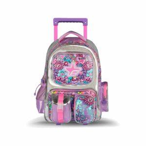 Mochila Con Carro Footy Flowers 18″ Art F2181