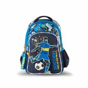 MOCHILA ESPALDA 18″ DINAMIC FUTBOL CON LUZ LED ART F2223