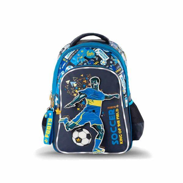 MOCHILA ESPALDA 18″ DINAMIC FUTBOL CON LUZ LED ART F2223
