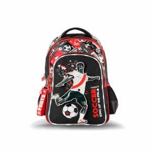 MOCHILA ESPALDA 18″ DINAMIC FUTBOL  CON LUZ LED ART F2223