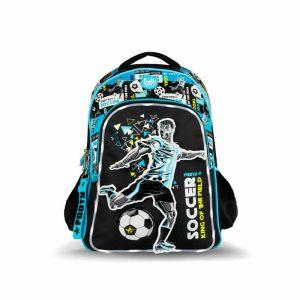 MOCHILA ESPALDA 18″ DINAMIC FUTBOL CON LUZ LED ART F2223