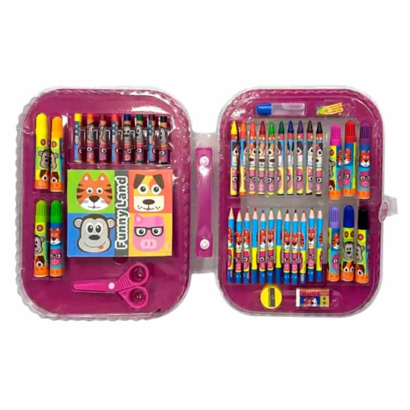 Set De Arte Escolar Infantil Cresko Funnyland ART FL202 - Imagen 2