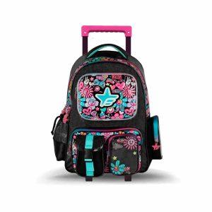 Mochila Con Carro Footy Flowers 18″ Art F2181