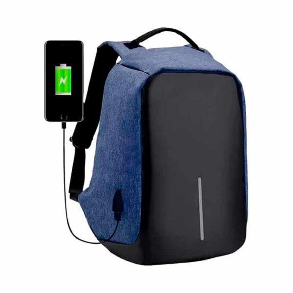 Mochila Antirobo Impermeable Notebook Usb Anticorte ART K24055 - Imagen 3