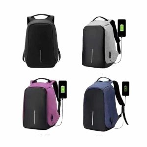Mochila Antirobo Impermeable Notebook Usb Anticorte ART K24055