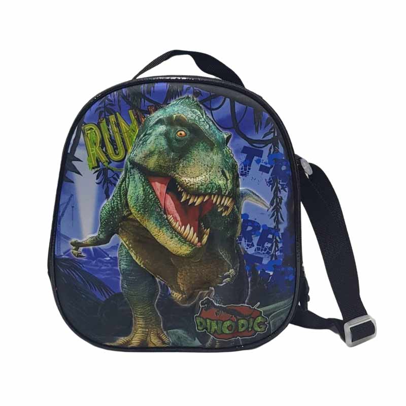 Mochila Lonchera Cartuchera Dinosaurio