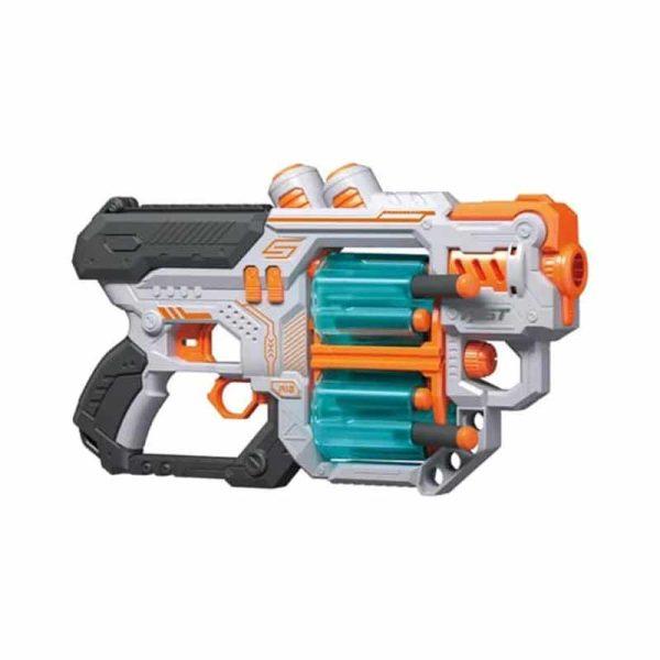 Pistola Manual Lanza Dardos Fast Pioneer con 18 Dardos ART BH704